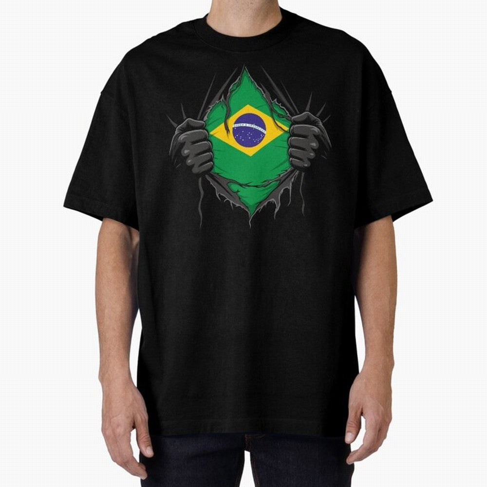 Brazil Flag - National Team Fans Classic T-Shirt Turn Every Weekend Toward FIFA World Cup 2026 Made for Mbappe, Argentina and Brazil Energy, Match Day Excitement, Supporter Culture, Golden Goals and Global Football Passion; Ideal for Passionate