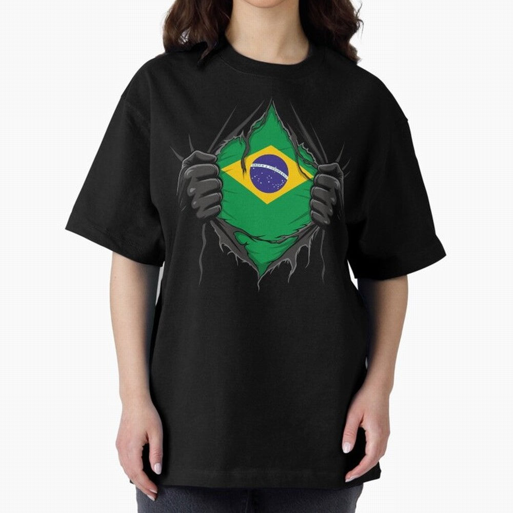 Brazil Flag - National Team Fans Classic T-Shirt Turn Every Weekend Toward FIFA World Cup 2026 Made for Mbappe, Argentina and Brazil Energy, Match Day Excitement, Supporter Culture, Golden Goals and Global Football Passion; Ideal for Passionate
