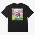 Cute Maltese Soccer Star - FIFA 2026 World Cup Edition Classic T-Shirt Show Support during Global Football Passion for FIFA World Cup 2026 Group Stage, Made for Haaland and Mbappe, Spain and Netherlands, Global Supporter Spirit, Legendary Goals,