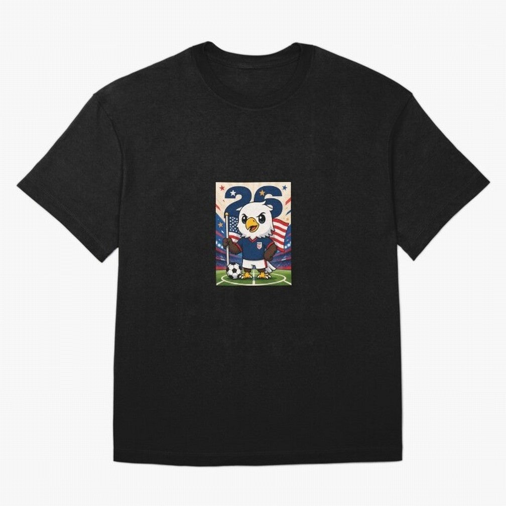 Patriotic Eagle Soccer USA Mascot Classic T-Shirt Bring Supporter Culture to FIFA World Cup 2026 Group Stage for Fans of Neymar, Haaland and Cristiano Ronaldo and Argentina and Brazil, Bringing Global Supporter Spirit, Legendary Goals, National