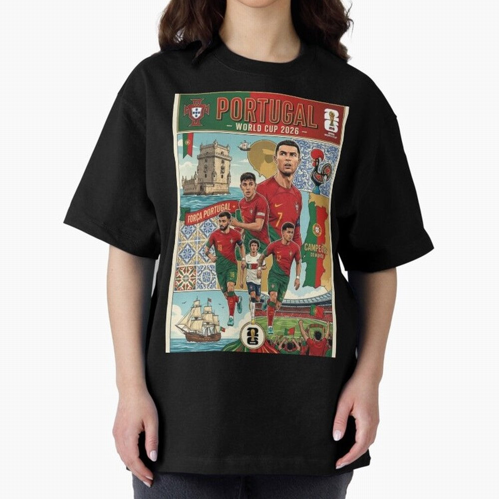 Portugal 2026 ¨C In Search of Glory Classic T-Shirt Bring Champion Energy into Match Day Hype around FIFA World Cup 2026 USA Canada Mexico, Cristiano Ronaldo, Haaland and CR7, Spain and Netherlands, Stadium Chants, National Pride, Trophy Dreams and