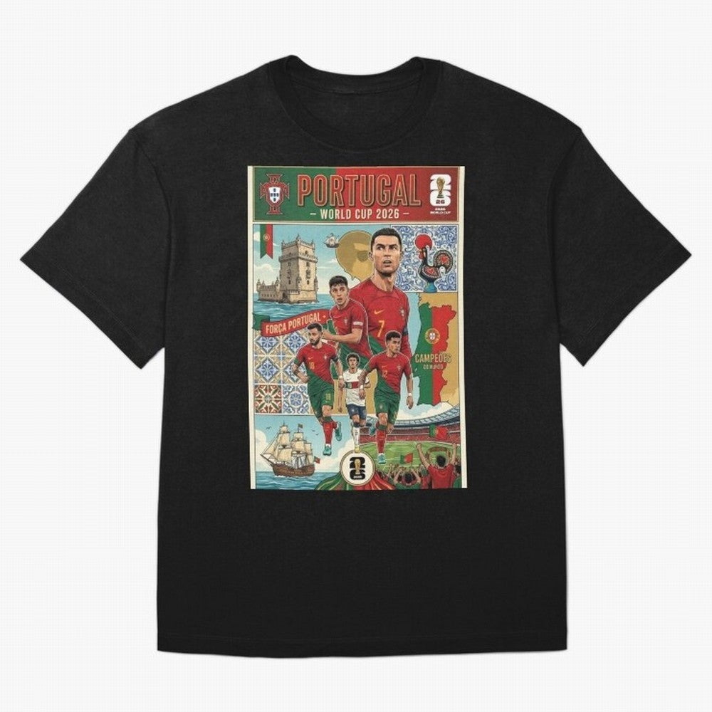 Portugal 2026 ¨C In Search of Glory Classic T-Shirt Bring Champion Energy into Match Day Hype around FIFA World Cup 2026 USA Canada Mexico, Cristiano Ronaldo, Haaland and CR7, Spain and Netherlands, Stadium Chants, National Pride, Trophy Dreams and