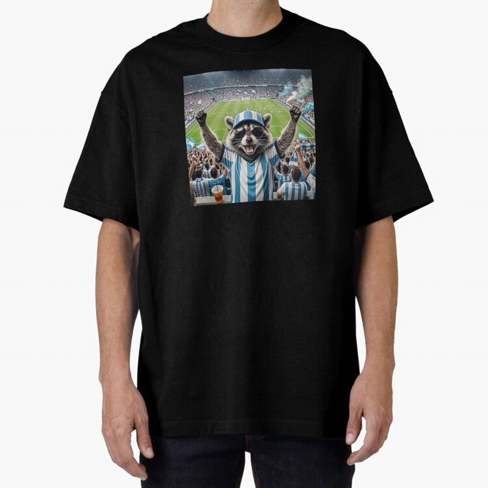 Funny Raccoon Soccer Fan World Cup 2026 Argentina Classic T-Shirt Support Match Day Hype around FIFA World Cup 2026 USA Canada Mexico, Neymar, Haaland and Cristiano Ronaldo, Brazil, Portugal and Argentina, Worldwide Fan Energy, Dramatic Goals,