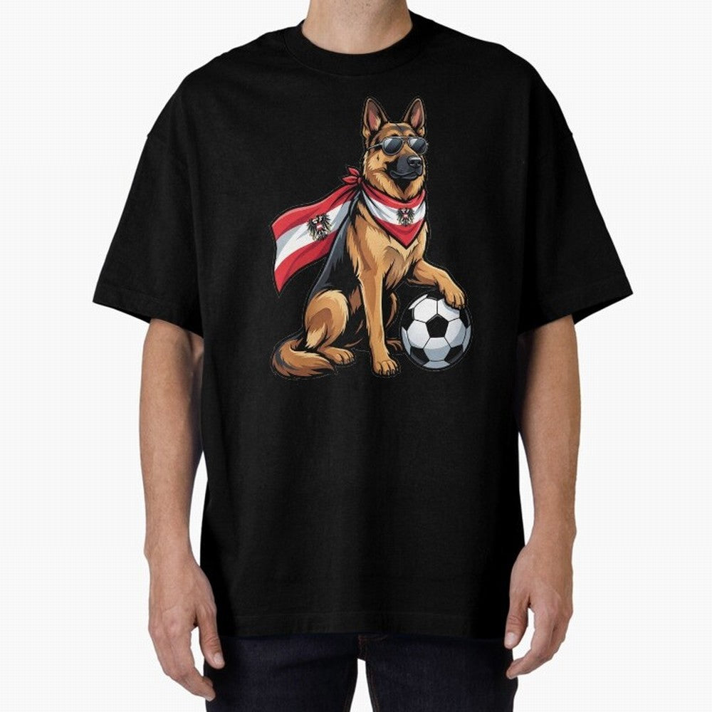 Austrian football dog Classic T-Shirt Celebrate Fan Favorites in FIFA World Cup 2026 Group Stage for Fans of Messi, Neymar and Mbappe and Spain, Bringing Match Day Excitement, Supporter Culture, Golden Goals and Global Football Passion; Ideal for