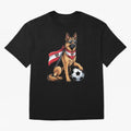 Austrian football dog Classic T-Shirt Celebrate Fan Favorites in FIFA World Cup 2026 Group Stage for Fans of Messi, Neymar and Mbappe and Spain, Bringing Match Day Excitement, Supporter Culture, Golden Goals and Global Football Passion; Ideal for