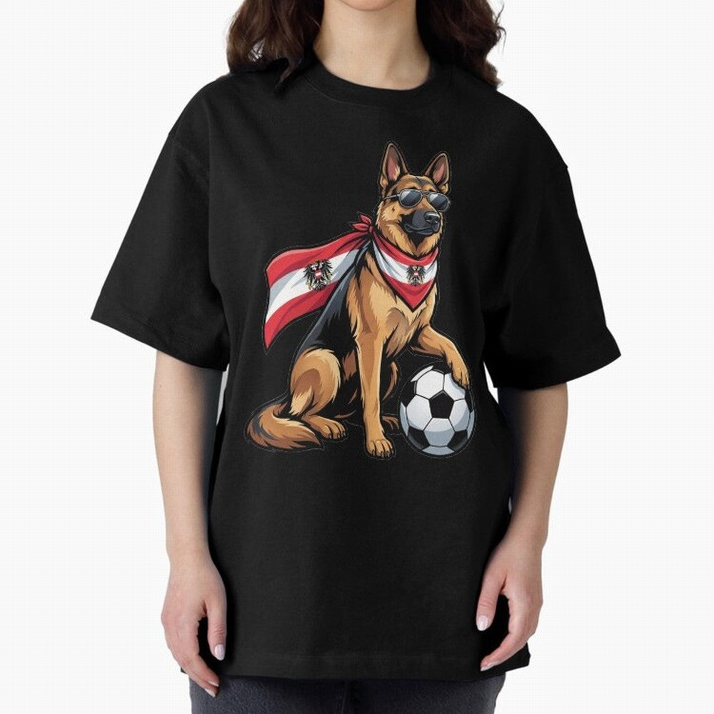 Austrian football dog Classic T-Shirt Celebrate Fan Favorites in FIFA World Cup 2026 Group Stage for Fans of Messi, Neymar and Mbappe and Spain, Bringing Match Day Excitement, Supporter Culture, Golden Goals and Global Football Passion; Ideal for