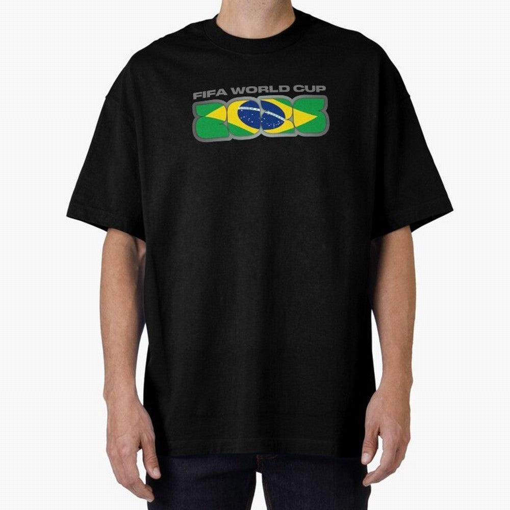 Brazil 2026 Joga Bonito Football Fan Classic T-Shirt Bring Stadium Energy to Global Football Passion for FIFA World Cup 2026 Group Stage, Driven by CR7 and Messi, Portugal, Spain and Germany, Stadium Memories, Football Loyalty, International Chants