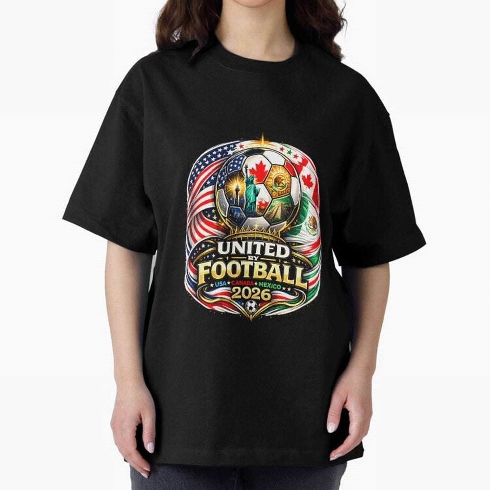 United By Football 2026 USA Canada Mexico Classic T-Shirt Turn Every Weekend Toward Global Football Passion for FIFA World Cup 2026 Group Stage, Centered on Haaland and Mbappe, France, Stadium Chants, National Pride, Trophy Dreams and Unforgettable