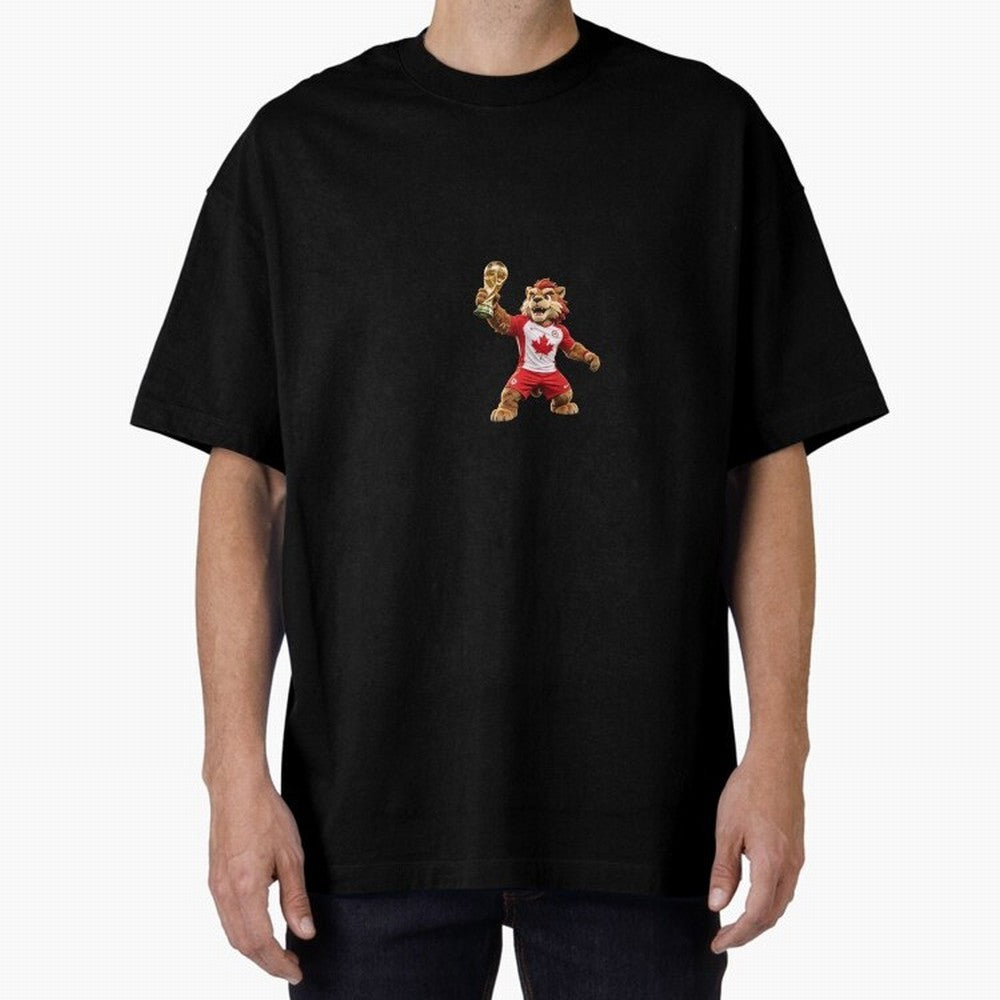 Canada Soccer Mascot Champion - Canadian Football Victory Trophy 2026 Classic T-Shirt Upgrade Global Football Passion for FIFA World Cup 2026, Inspired by Haaland and Mbappe, Spain and Netherlands, Match Day Excitement, Supporter Culture, Golden