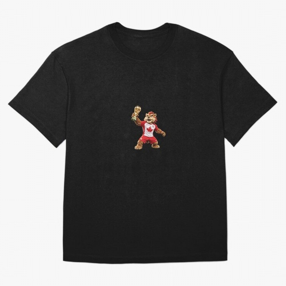 Canada Soccer Mascot Champion - Canadian Football Victory Trophy 2026 Classic T-Shirt Upgrade Global Football Passion for FIFA World Cup 2026, Inspired by Haaland and Mbappe, Spain and Netherlands, Match Day Excitement, Supporter Culture, Golden