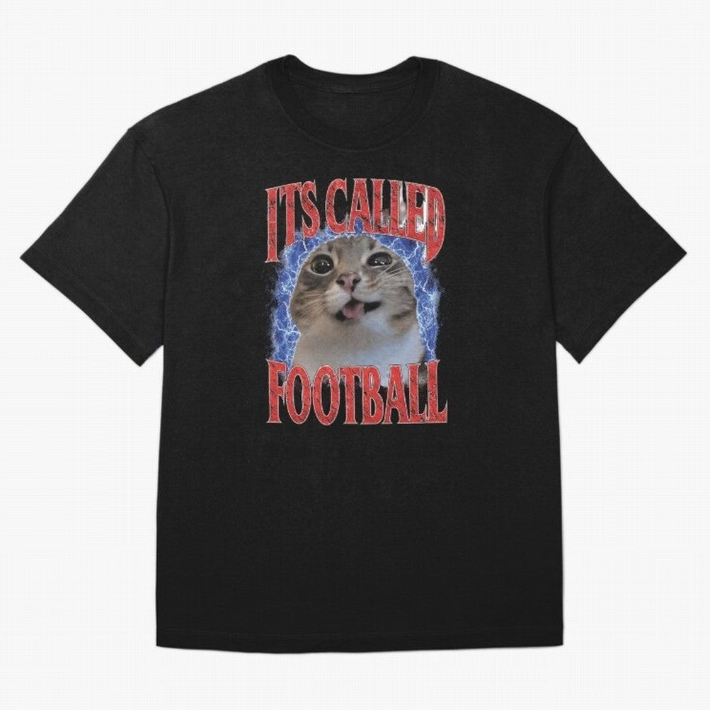 Football Silly Cat USA World Cup Meme Shirt Funny Y2K Grunge Cat Graphic Tee Soccer Meme Shirt Chaotic Cat Fan Gift Classic T-Shirt Wear the Spirit of FIFA World Cup 2026 Capturing Neymar, Haaland and Cristiano Ronaldo, Portugal, Spain and Germany