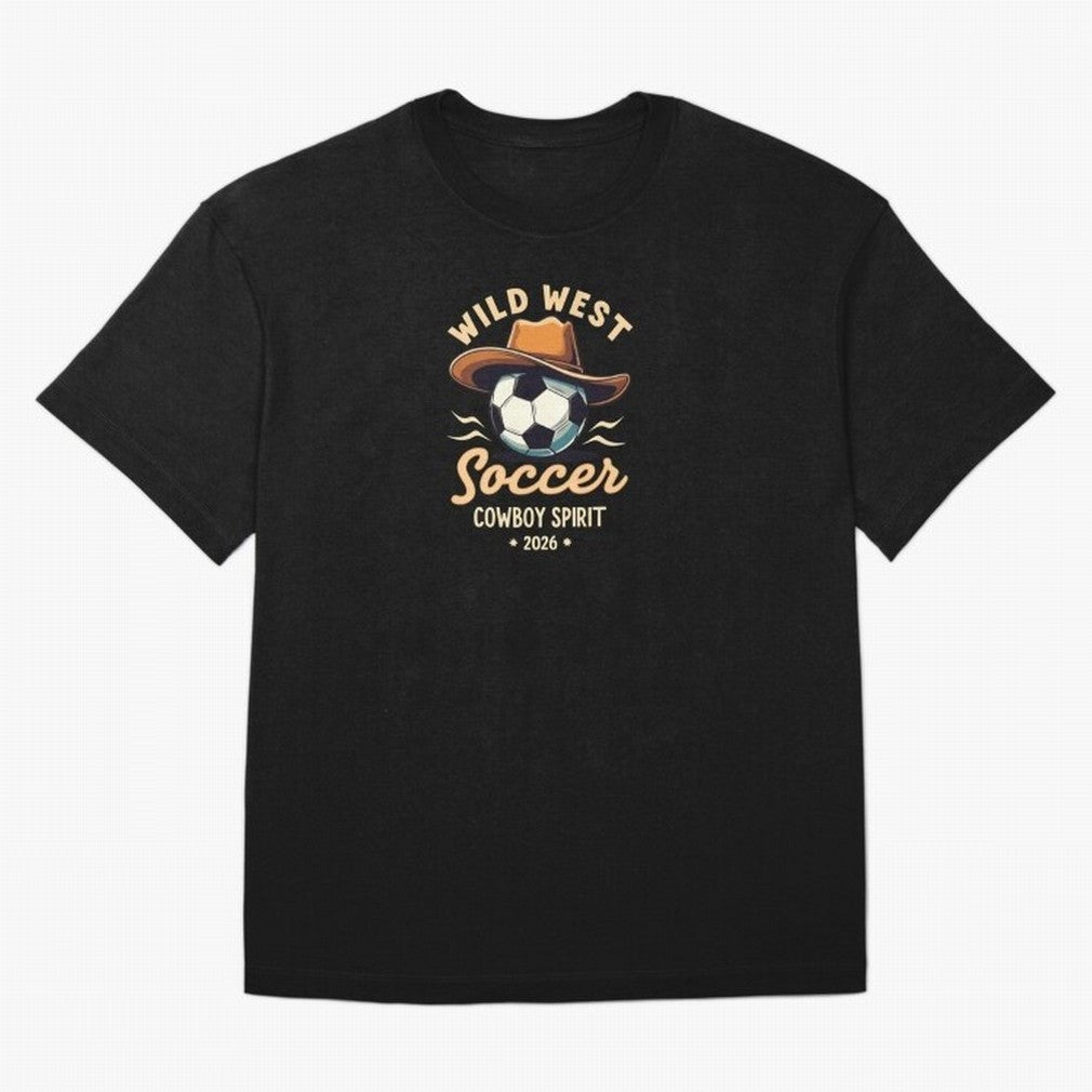 Wild West Soccer Cowboy Spirit World Cup 2026 Classic T-Shirt Stand Out with Spirit from FIFA World Cup 2026 Spirit, Centered on Portugal, Cristiano Ronaldo, Stadium Chants, National Pride, Trophy Dreams and Unforgettable Football Memories; Made