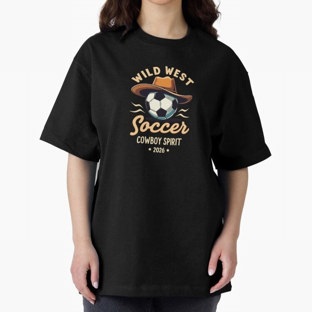 Wild West Soccer Cowboy Spirit World Cup 2026 Classic T-Shirt Stand Out with Spirit from FIFA World Cup 2026 Spirit, Centered on Portugal, Cristiano Ronaldo, Stadium Chants, National Pride, Trophy Dreams and Unforgettable Football Memories; Made
