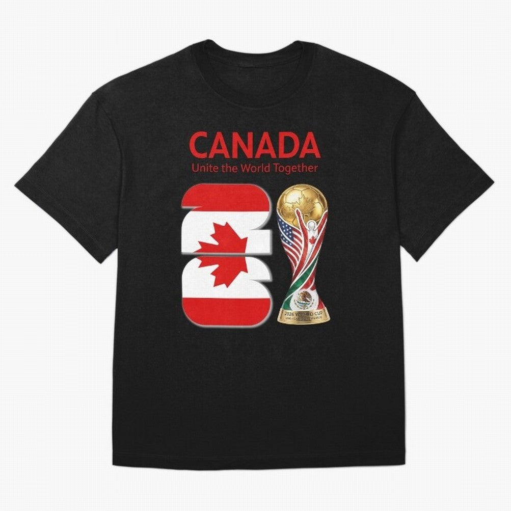 World Cup 2026, IMG 019, CANADA 001 Classic T-Shirt Turn Every Weekend Toward the FIFA World Cup 2026 Journey through Neymar, Haaland and Cristiano Ronaldo Highlights, France and Portugal Pride, Football History, Final Match Energy, Crowd Noise and