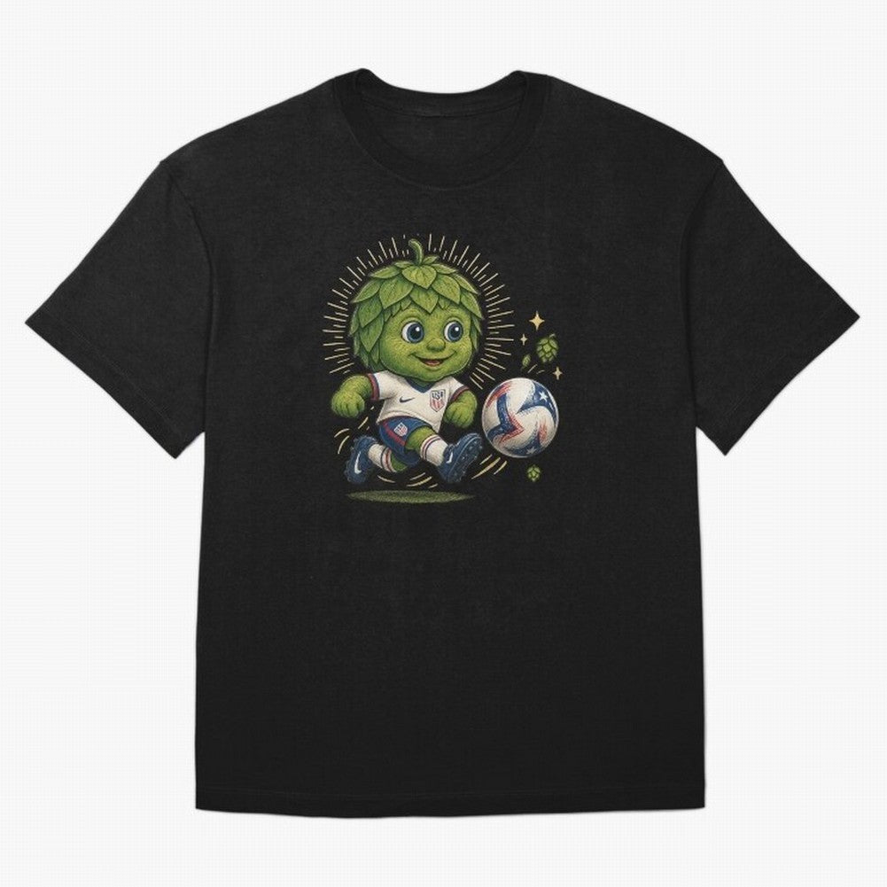Craft Beer World Cup Mascot Classic T-Shirt Fuel the Hype around FIFA World Cup 2026 Group Stage Spirit, with France and Portugal, Messi, Neymar and Mbappe, Vintage Soccer Flavor, Modern Football Stars, National Flags and Final Night Emotion; Made