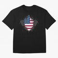 USA Flag - National Team Fans Classic T-Shirt Honor Football Greatness during the FIFA World Cup 2026 Journey through CR7 Highlights, Germany Pride, Match Day Excitement, Supporter Culture, Golden Goals and Global Football Passion; Made for Die