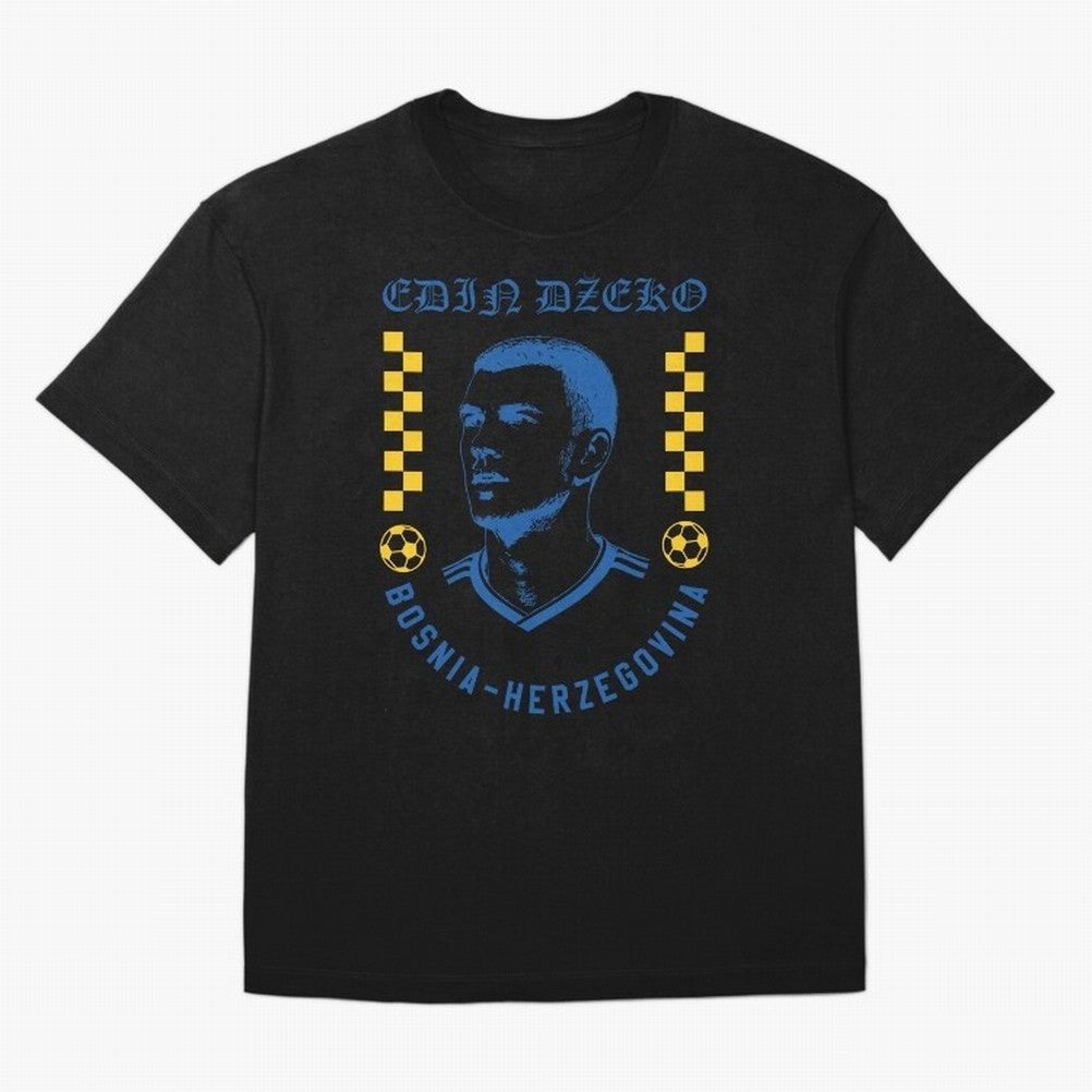 D?eko Bosnia Herzegovina Soccer Legend Retro Football Shirt Classic T-Shirt Bring a Vintage Feel to the FIFA World Cup 2026 Journey through Mbappe Highlights, Germany Pride, Stadium Chants, National Pride, Trophy Dreams and Unforgettable Football