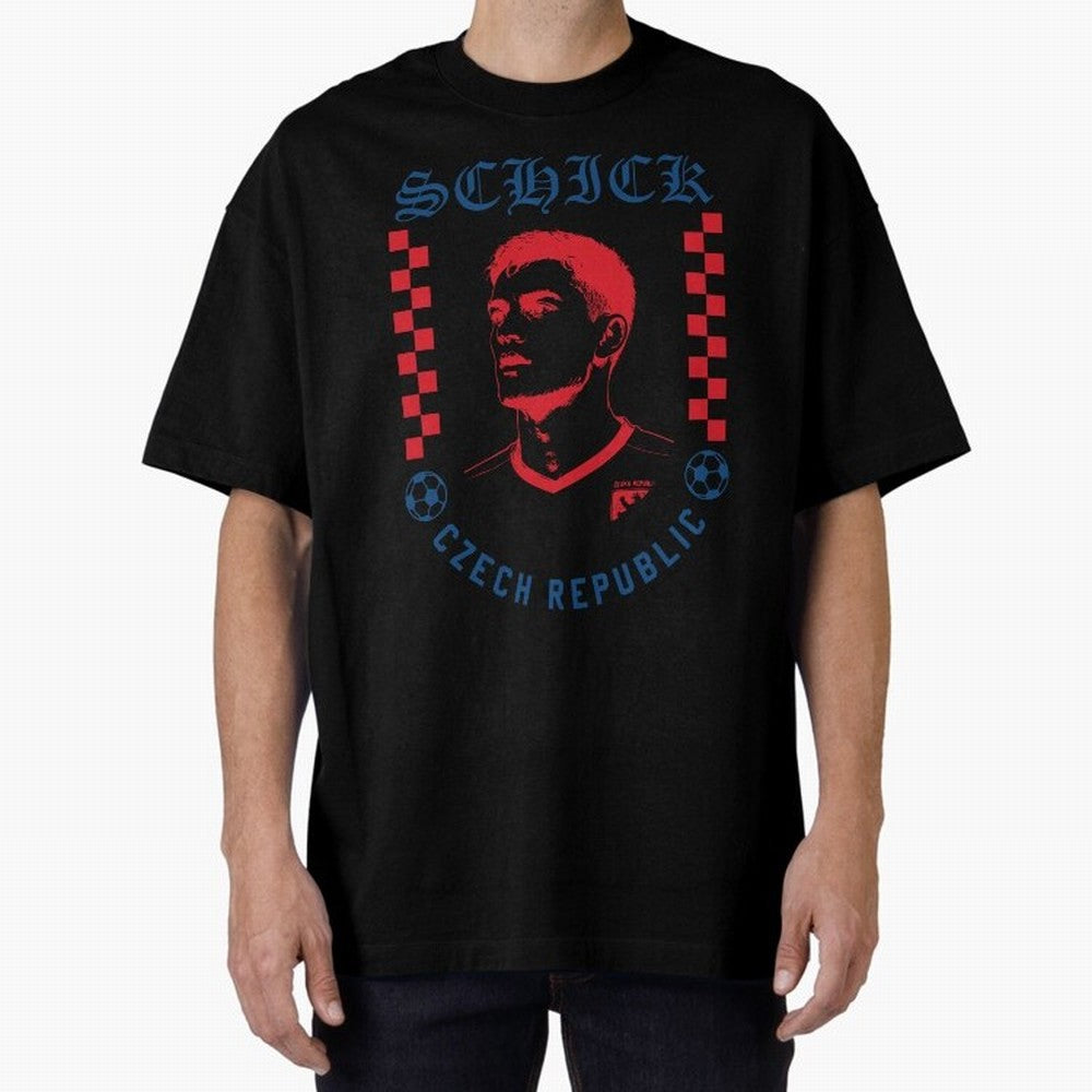 Schick Czech Republic Soccer Legend Retro Football Graphic Classic T-Shirt Follow the Road to Global Football Passion for FIFA World Cup 2026 Group Stage, Centered on Cristiano Ronaldo, Haaland and CR7, Portugal, Game Day Rituals, Football Legends,