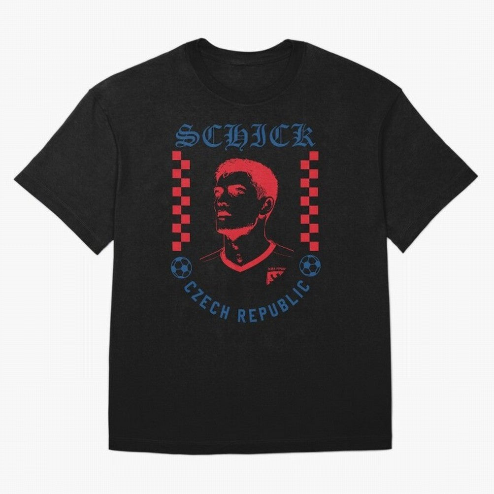 Schick Czech Republic Soccer Legend Retro Football Graphic Classic T-Shirt Follow the Road to Global Football Passion for FIFA World Cup 2026 Group Stage, Centered on Cristiano Ronaldo, Haaland and CR7, Portugal, Game Day Rituals, Football Legends,
