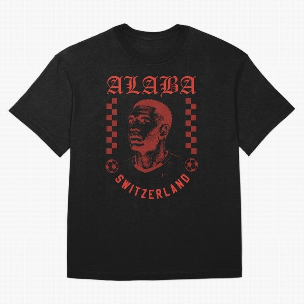 Alaba Switzerland Soccer Legend Vintage Football Fan Shirt Classic T-Shirt Celebrate Every Goal in Match Day Hype around FIFA World Cup 2026 USA Canada Mexico, Messi, Neymar and Mbappe, Spain and Netherlands, Supporter Pride, Iconic Celebrations,