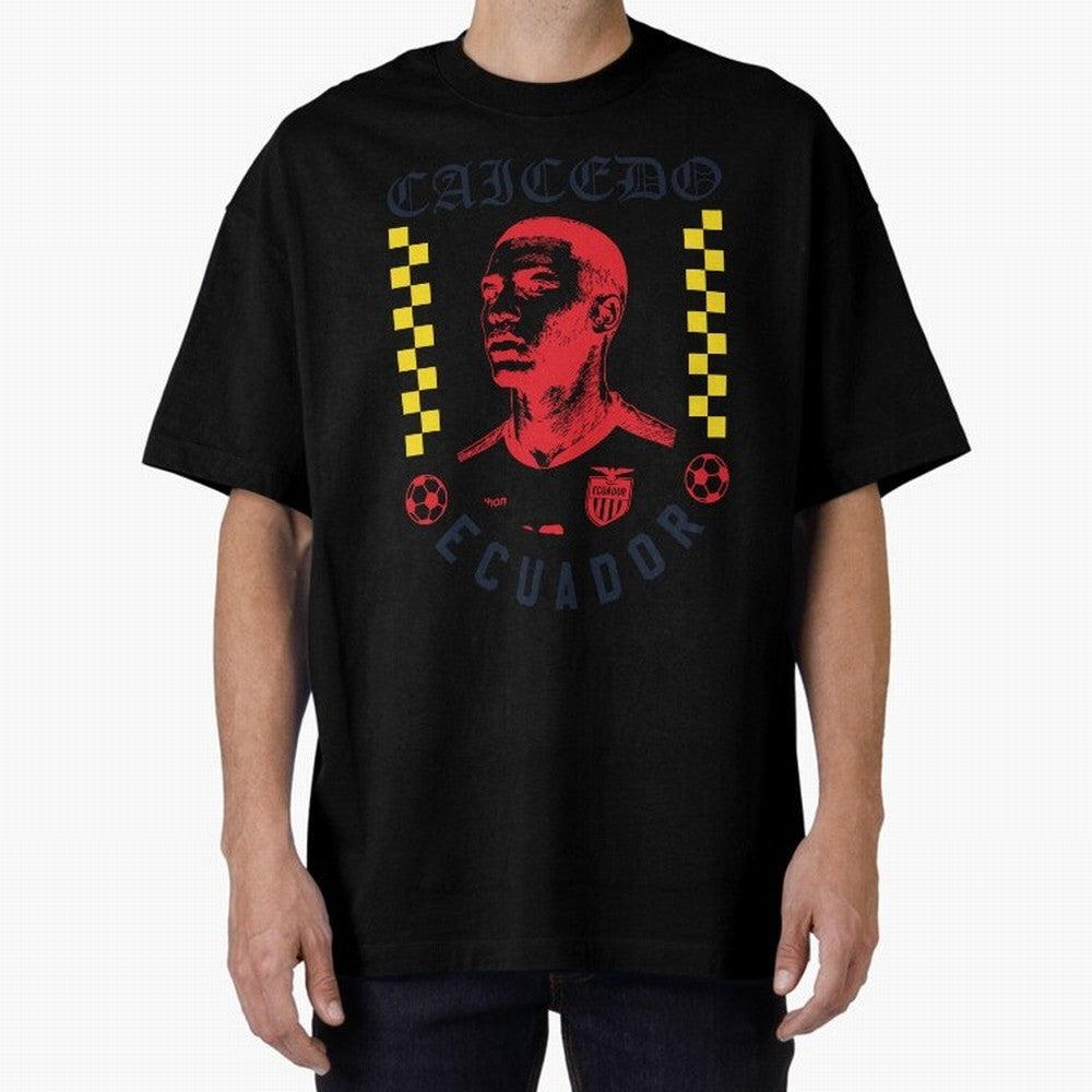 Caicedo Ecuador Soccer Star Retro Football Fan Design Classic T-Shirt Create FIFA World Cup 2026 Group Stage for Fans of Messi and Netherlands, Bringing Game Day Rituals, Football Legends, Country Pride and the Road to the Final; Ideal for Football