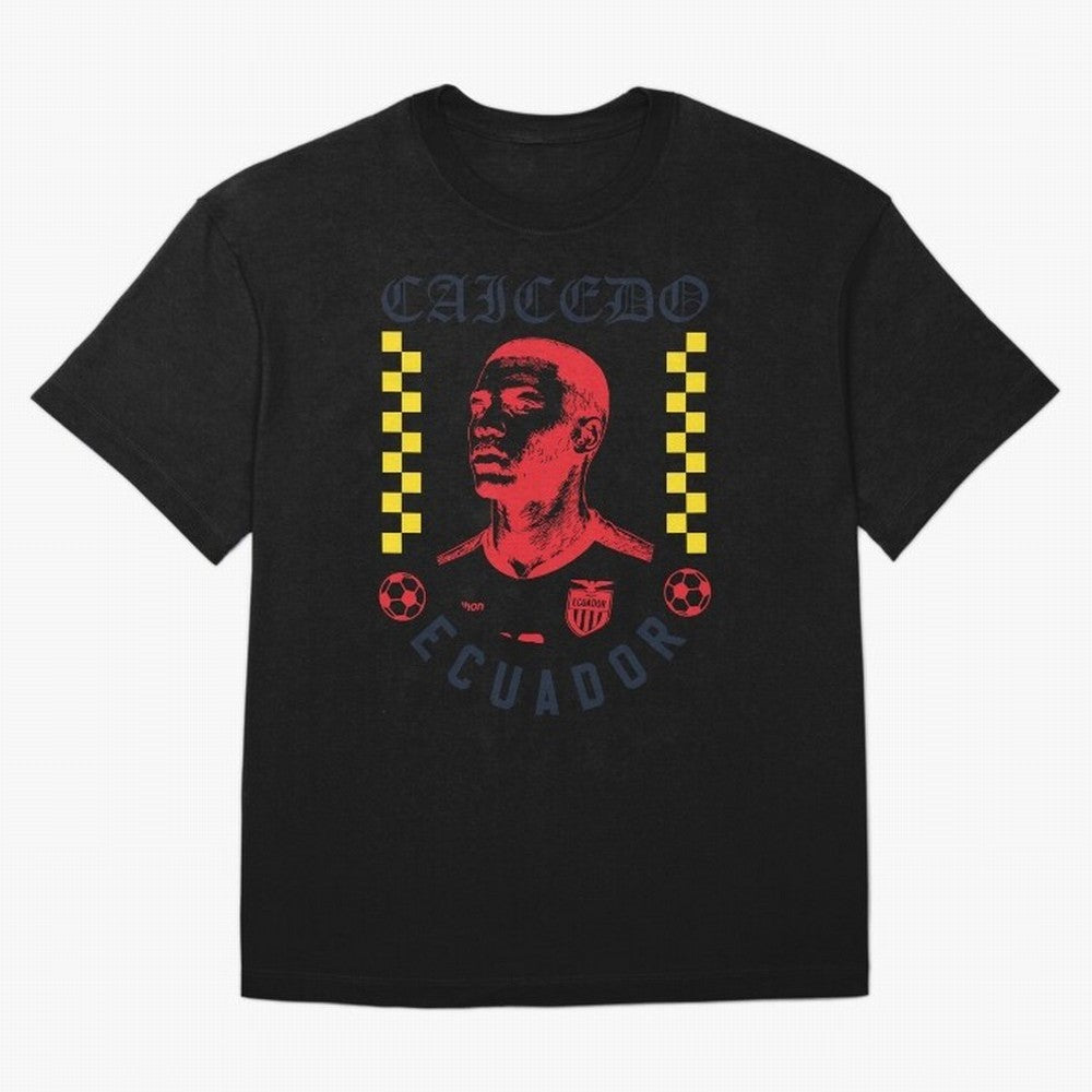 Caicedo Ecuador Soccer Star Retro Football Fan Design Classic T-Shirt Create FIFA World Cup 2026 Group Stage for Fans of Messi and Netherlands, Bringing Game Day Rituals, Football Legends, Country Pride and the Road to the Final; Ideal for Football