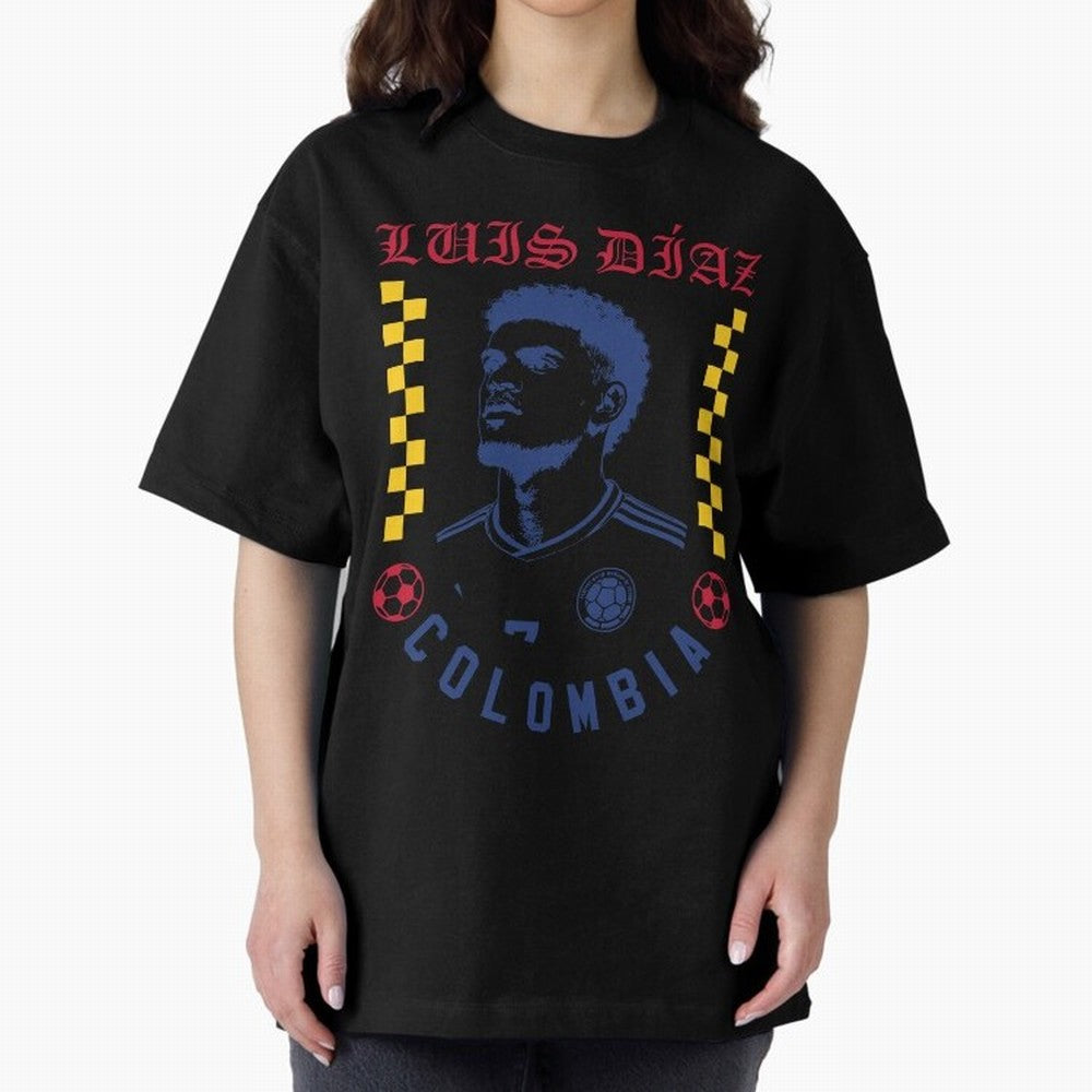 Luis D¨ªaz Colombia Soccer Star Retro Football Fan Design Classic T-Shirt Make Every Kick Count in Match Day Hype around FIFA World Cup 2026, Mbappe, England and Germany, Retro Football Energy, Iconic Rivalries, Trophy Chase Drama and Stadium
