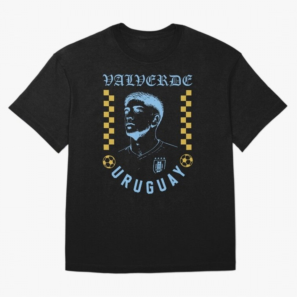 Valverde Uruguay Soccer Star Retro Football Fan Design Classic T-Shirt Keep the Match Day Mood of FIFA World Cup 2026 Group Stage Made for CR7 and Messi, Germany Energy, Champion Mindset, Group Stage Buzz, Knockout Tension and Passionate Fan