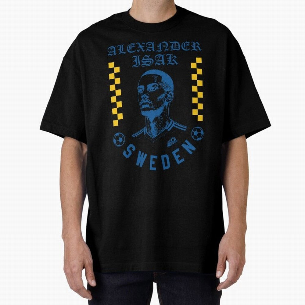 Alexander Isak Sweden Soccer Star Retro Football Fan Design Classic T-Shirt Back the Journey through Match Day Hype around FIFA World Cup 2026 Group Stage, Cristiano Ronaldo, Haaland and CR7, Netherlands, Retro Football Energy, Iconic Rivalries,
