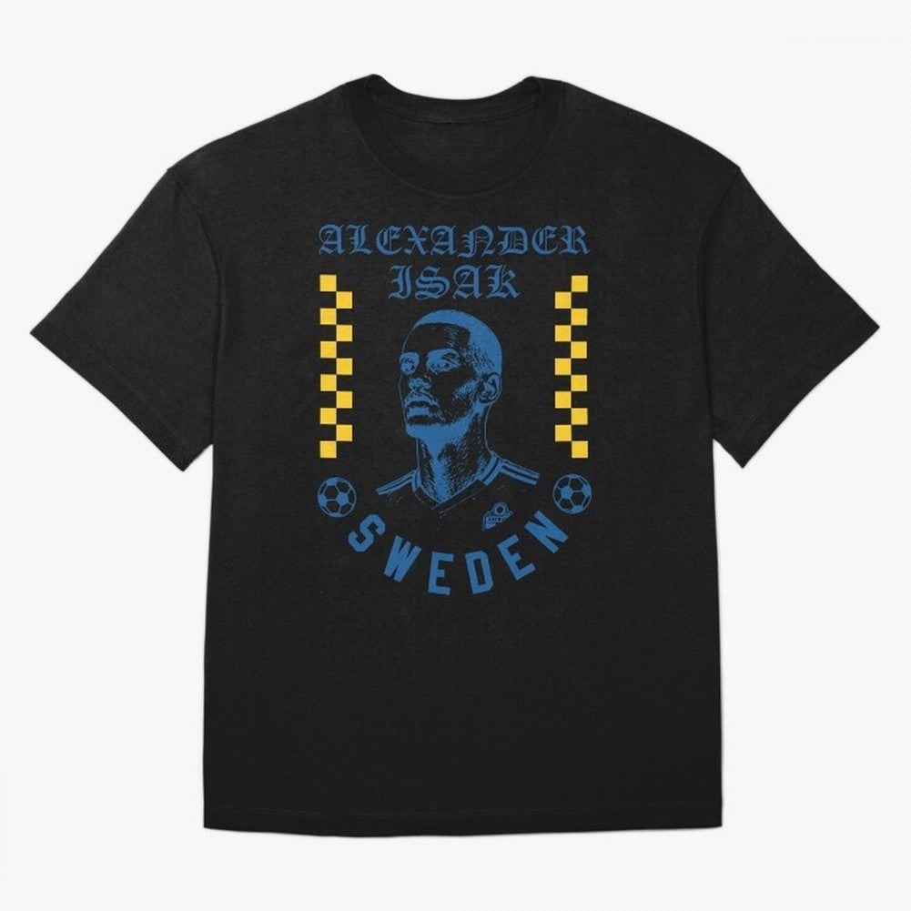 Alexander Isak Sweden Soccer Star Retro Football Fan Design Classic T-Shirt Back the Journey through Match Day Hype around FIFA World Cup 2026 Group Stage, Cristiano Ronaldo, Haaland and CR7, Netherlands, Retro Football Energy, Iconic Rivalries,