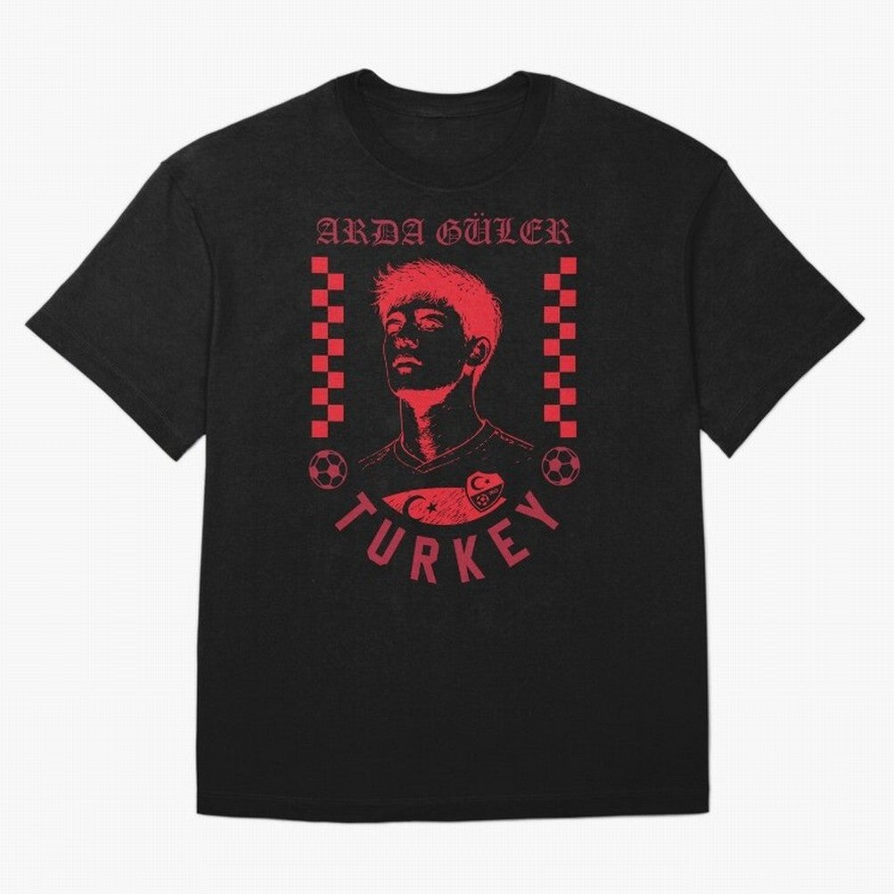 Arda G¨¹ler Turkey Soccer Legend Retro Football Fan Design Classic T-Shirt Feel the Trophy Chase of Global Football Passion for FIFA World Cup 2026 Group Stage, with CR7 and Messi, England and Germany, Football Passion, Legendary Performances,
