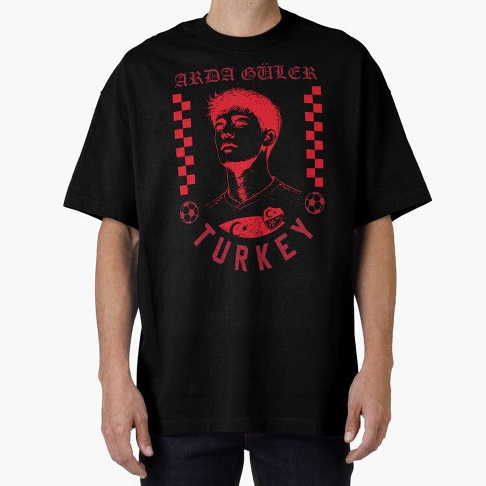 Arda G¨¹ler Turkey Soccer Legend Retro Football Fan Design Classic T-Shirt Feel the Trophy Chase of Global Football Passion for FIFA World Cup 2026 Group Stage, with CR7 and Messi, England and Germany, Football Passion, Legendary Performances,