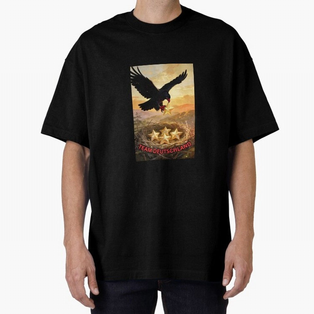 TEAM GERMANY with eagle's nest and 4 stars Classic T-Shirt Turn Every Weekend Toward FIFA World Cup 2026 Group Stage Spirit, Capturing Argentina and Brazil, Neymar, Haaland and Cristiano Ronaldo, Game Day Rituals, Football Legends, Country Pride