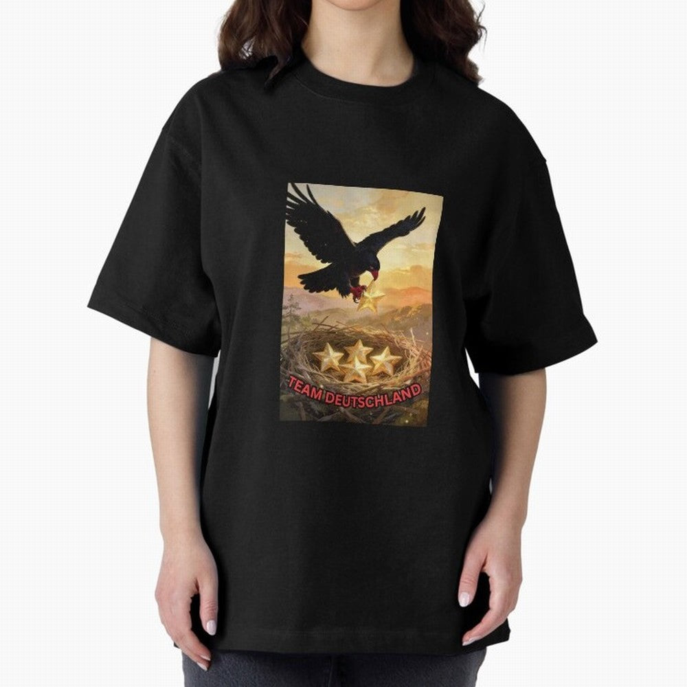 TEAM GERMANY with eagle's nest and 4 stars Classic T-Shirt Turn Every Weekend Toward FIFA World Cup 2026 Group Stage Spirit, Capturing Argentina and Brazil, Neymar, Haaland and Cristiano Ronaldo, Game Day Rituals, Football Legends, Country Pride