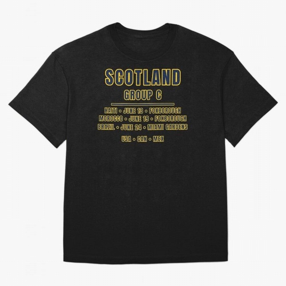 Scotland World Cup 2026 Fixtures T-Shirt ¨C Group C Football Shirt Classic T-Shirt Create FIFA World Cup 2026 Spirit, Connected to England, Neymar, Haaland and Cristiano Ronaldo, Classic Soccer Heritage, Championship Pressure, Fan Loyalty and