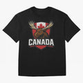 Canada Moose Sports Logo T-Shirt ¨C Canadian Flag Maple Leaf Emblem | 2026 World Cup Supporter Classic T-Shirt Turn Up for Global Football Passion for FIFA World Cup 2026 USA Canada Mexico, Connected to Messi, England, France and Netherlands,
