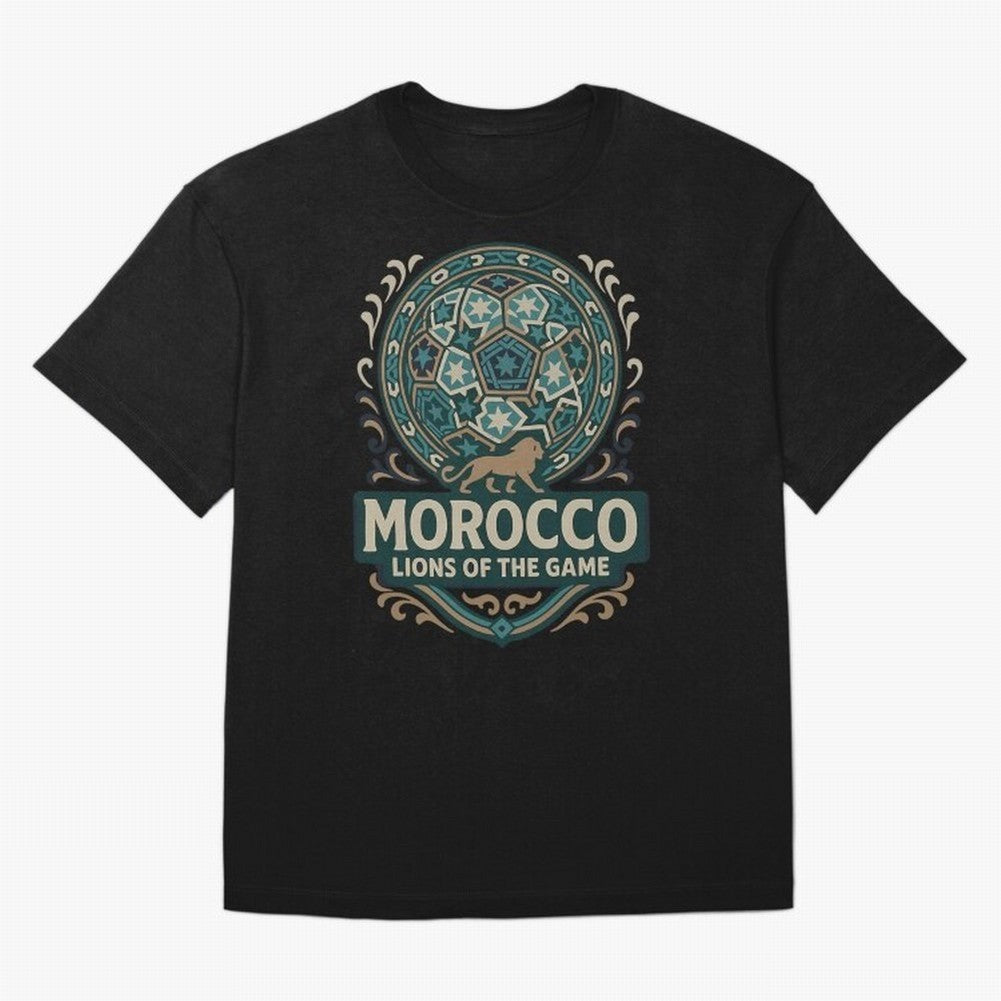 Morocco Lions Of The Game Classic T-Shirt Follow Every Goal of the FIFA World Cup 2026 Group Stage Journey through Messi Highlights, France and Portugal Pride, Football Festival Excitement, Trophy Ambitions, Country Rivalries and Star Player Buzz;