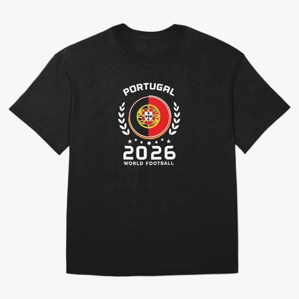 Portugal 2026 World Football Soccer Fan Design T-Shirt_87038236 Classic T-Shirt Live for the Drama of FIFA World Cup 2026 Group Stage Spirit, Inspired by France and Portugal, Messi, Neymar and Mbappe, Soccer Culture, Superstar Moments, National