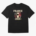 Front Print France Soccer World Cup 2026 - French Fan Gift T-Shirt_84561762 Classic T-Shirt Relive the FIFA World Cup 2026 Group Stage Journey through Cristiano Ronaldo, Haaland and CR7 Highlights, France and Portugal Pride, Football Festival