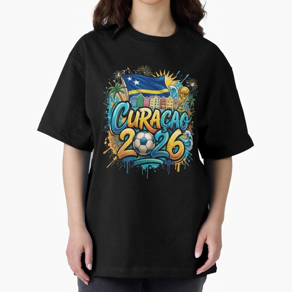 Curacao World Cup 2026 Football Legacy Classic T-Shirt Create FIFA World Cup 2026 USA Canada Mexico Made for Mbappe, England and Germany Energy, Championship Spirit, Famous Goals, Roaring Crowds and International Football Unity; Made for Collectors