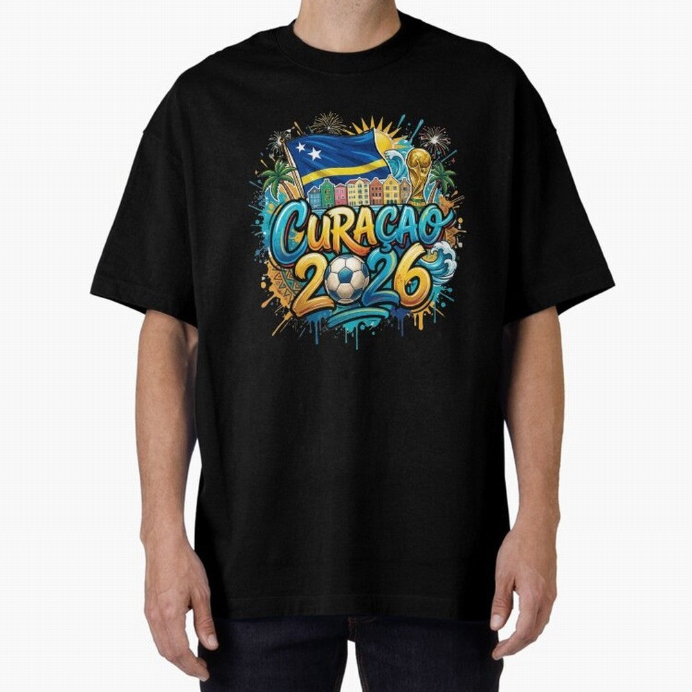 Curacao World Cup 2026 Football Legacy Classic T-Shirt Create FIFA World Cup 2026 USA Canada Mexico Made for Mbappe, England and Germany Energy, Championship Spirit, Famous Goals, Roaring Crowds and International Football Unity; Made for Collectors
