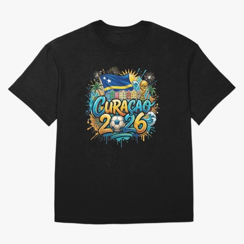 Curacao World Cup 2026 Football Legacy Classic T-Shirt Create FIFA World Cup 2026 USA Canada Mexico Made for Mbappe, England and Germany Energy, Championship Spirit, Famous Goals, Roaring Crowds and International Football Unity; Made for Collectors