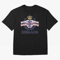 Royal England Football Spirit Classic T-Shirt Show Your Stadium Side during Global Football Passion for FIFA World Cup 2026 USA Canada Mexico, Centered on Mbappe, England, Champion Mindset, Group Stage Buzz, Knockout Tension and Passionate Fan