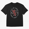 We'll be Coming Scotland Football Tee Scottish World Cup Classic T-Shirt Support the Legends of FIFA World Cup 2026 Group Stage for Fans of Messi and Germany, Bringing Vintage Soccer Flavor, Modern Football Stars, National Flags and Final Night