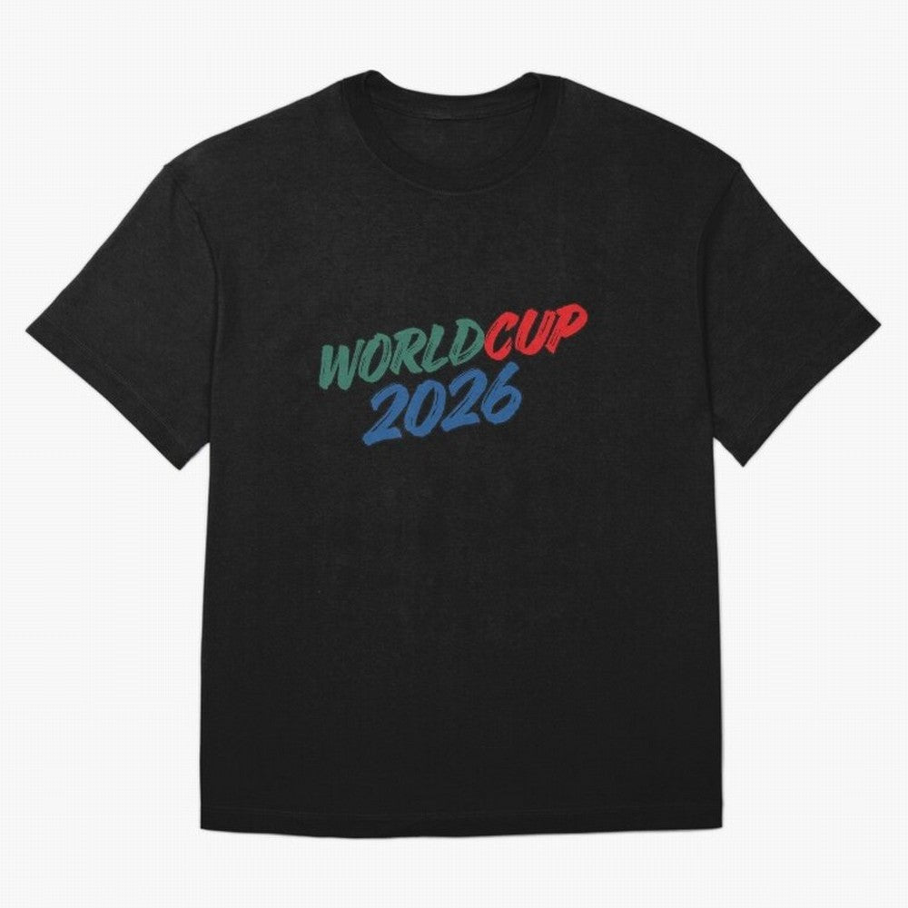 World Cup 2026 Oversized T-Shirt Bring International Match Energy to FIFA World Cup 2026 Driven by Messi, CR7 and Mbappe, Argentina Energy, Goal Celebration Energy, Supporter Heritage, Football Icons and Worldwide Tournament Joy; Ideal for Football