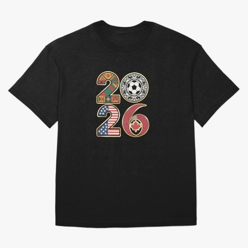 2026 Football Countries Design ¨C USA, Canada & Mexico Inspired Art Oversized T-Shirt Stand Proud for the FIFA World Cup 2026 USA Canada Mexico Journey through Messi and Cristiano Ronaldo Highlights, England and Germany Pride, Football Passion,