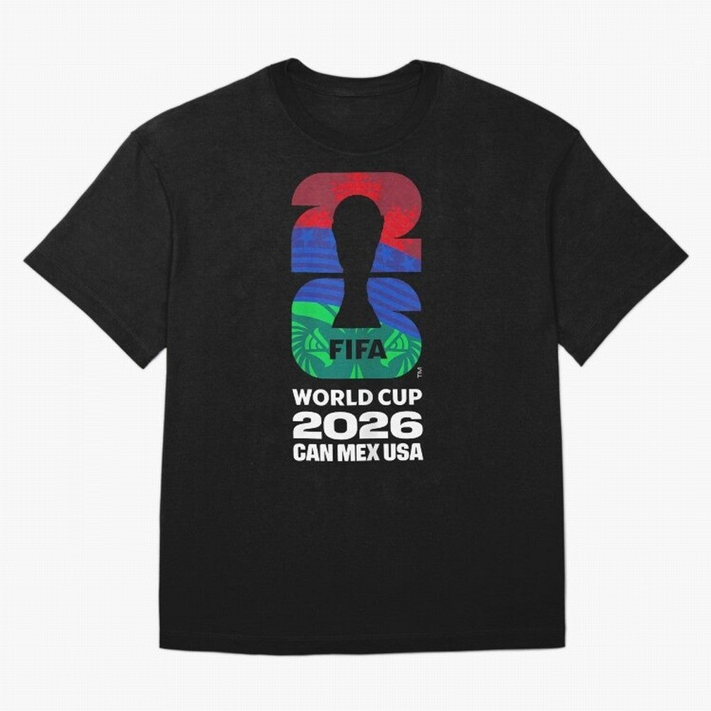World Cup26 Host Country Logo Flags Oversized T-Shirt Experience the FIFA World Cup 2026 USA Canada Mexico Journey through Mbappe and Neymar Highlights, Germany Pride, Supporter Pride, Iconic Celebrations, Legendary Names and Global Match Day