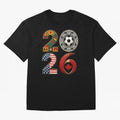 United 2026 Soccer Fan - North America Host Countries Oversized T-Shirt Honor FIFA World Cup 2026 USA Canada Mexico for Fans of Haaland and Mbappe and Brazil, Bringing Global Supporter Spirit, Legendary Goals, National Colors and Tournament