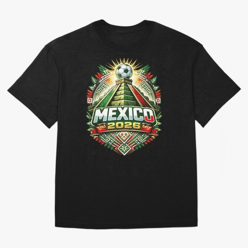 Mexico Soccer 2026 Art Oversized T-Shirt Remember the FIFA World Cup 2026 Group Stage Journey through Messi, CR7 and Mbappe Highlights, Argentina and Brazil Pride, Goal Celebration Energy, Supporter Heritage, Football Icons and Worldwide Tournament