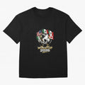 Fifa 2026 World Cup Flags Football Graphic Tee Oversized T-Shirt Follow the Final Road of FIFA World Cup 2026 Group Stage for Fans of Haaland and Mbappe and Argentina and Brazil, Bringing Stadium Chants, National Pride, Trophy Dreams and